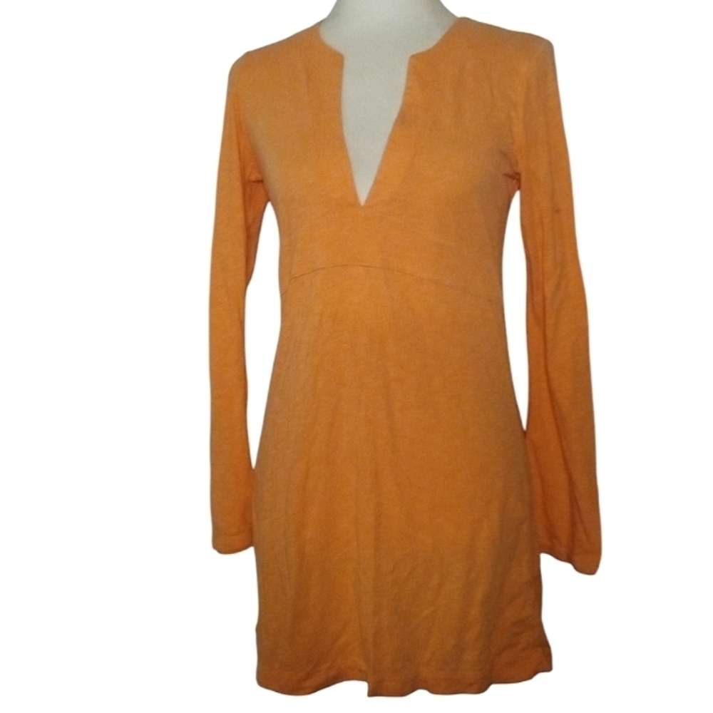Athleta Long Sleeve Melon Tunic Top Modal Blend Size XS